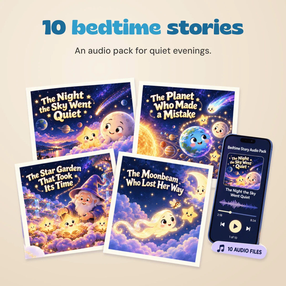 10 Bedtime Stories Audio Pack – 1