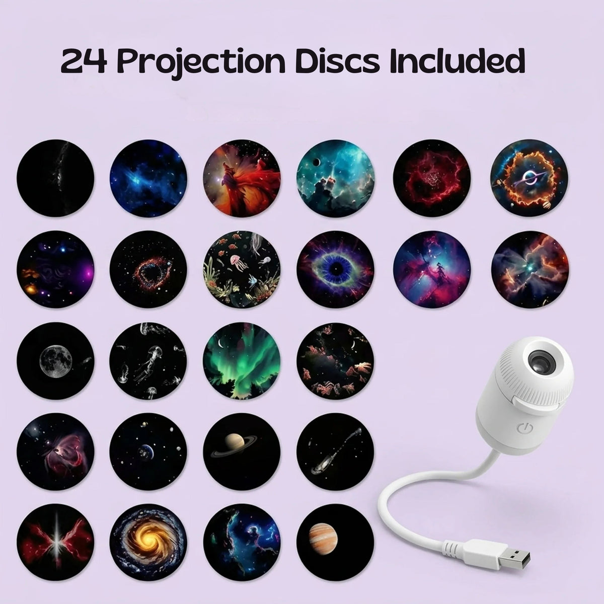 GalaxyGlow™ Slide Projector Night Light – 11
