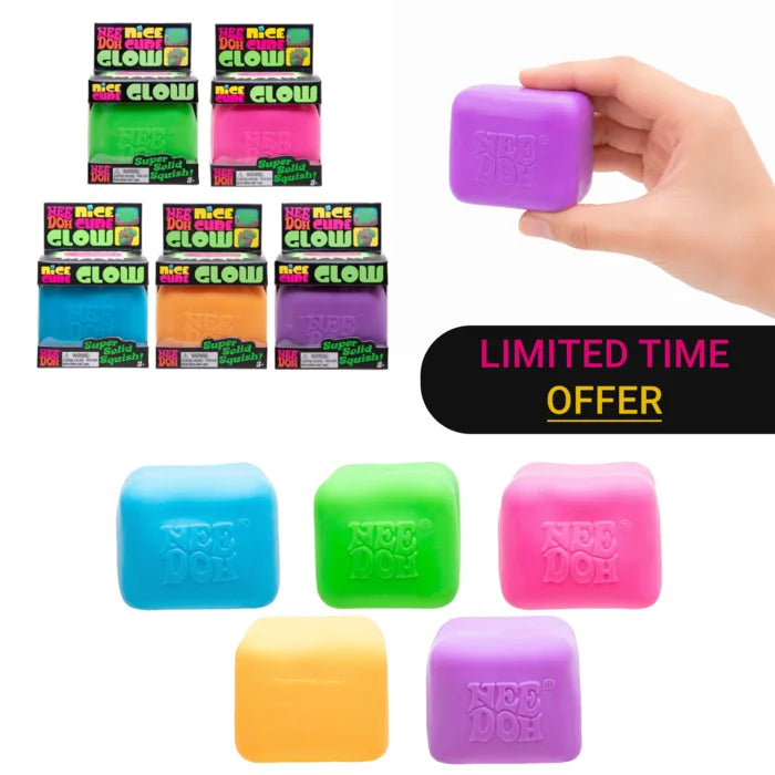 Nee Doh Nice Cube Glow
