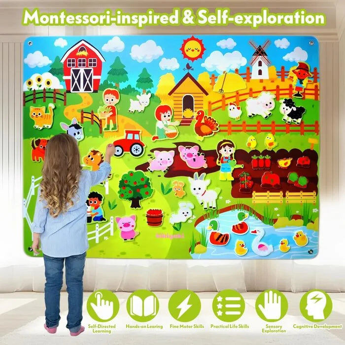 Farm Animals Felt Story Board