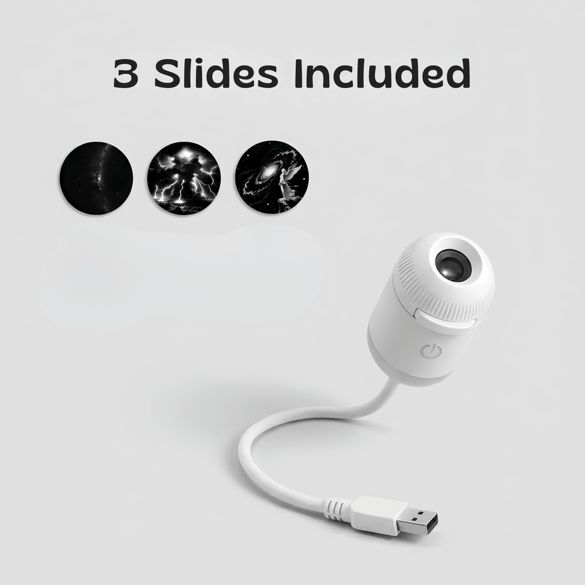GalaxyGlow™ Slide Projector Night Light – 8