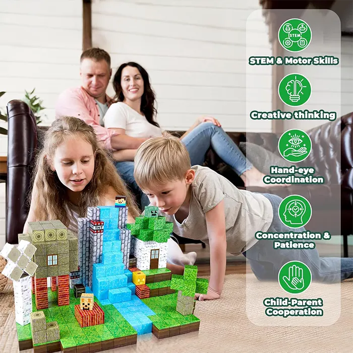 Bricki Magnetic Building Blocks Creative Set