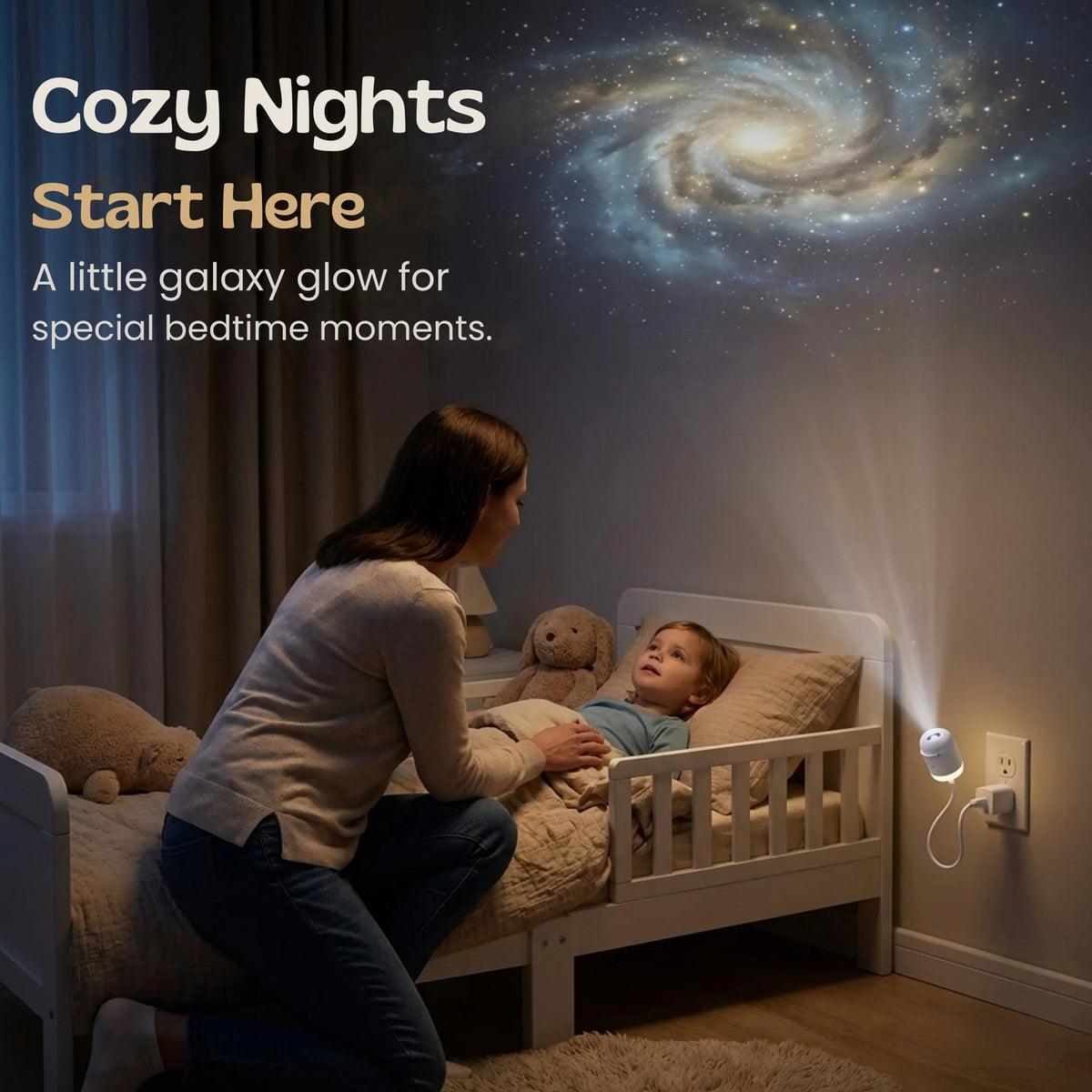 GalaxyGlow™ Slide Projector Night Light – 4