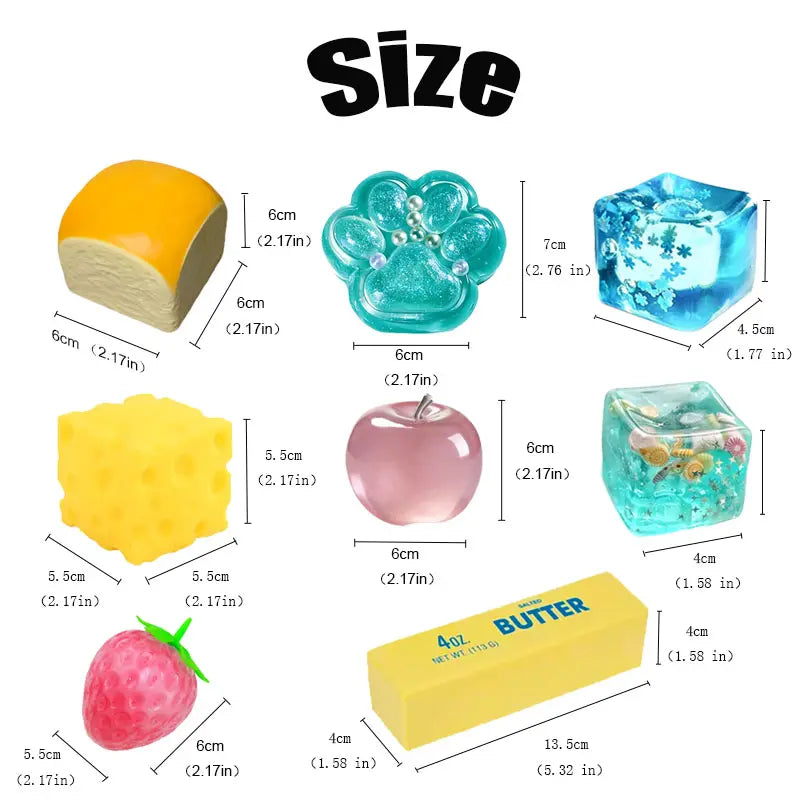 Squishy Fun Box (8 pcs)