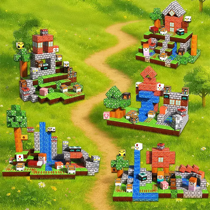 Bricki Magnetic Building Blocks Creative Set