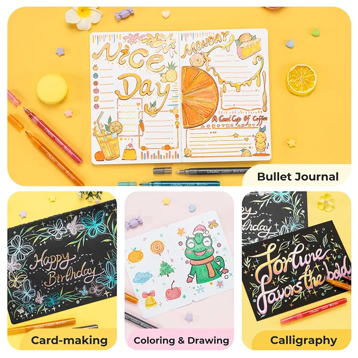 Sparkle & Shine Glitter Markers Set