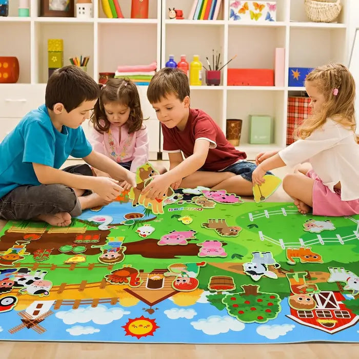 Farm Animals Felt Story Board