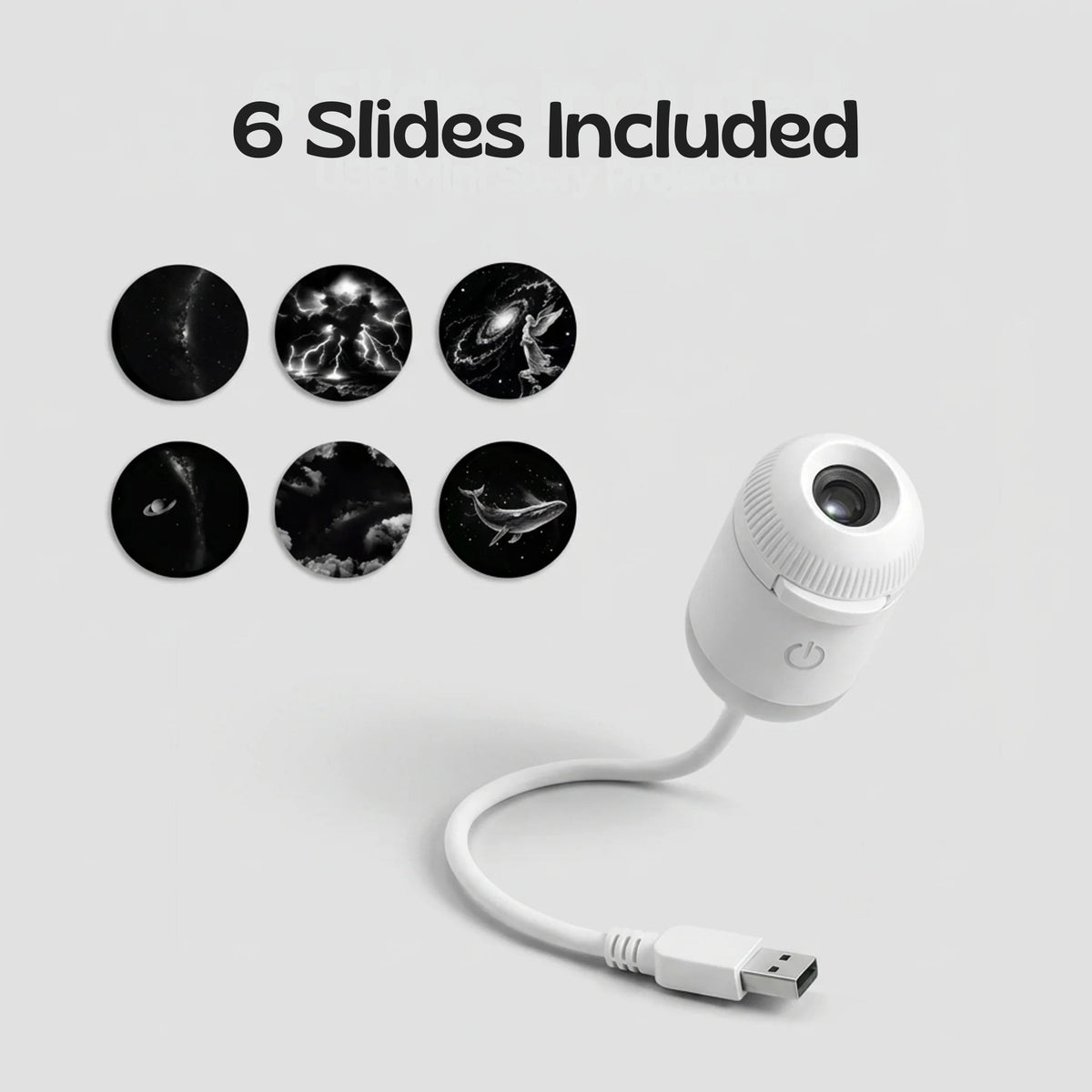 GalaxyGlow™ Slide Projector Night Light – 9
