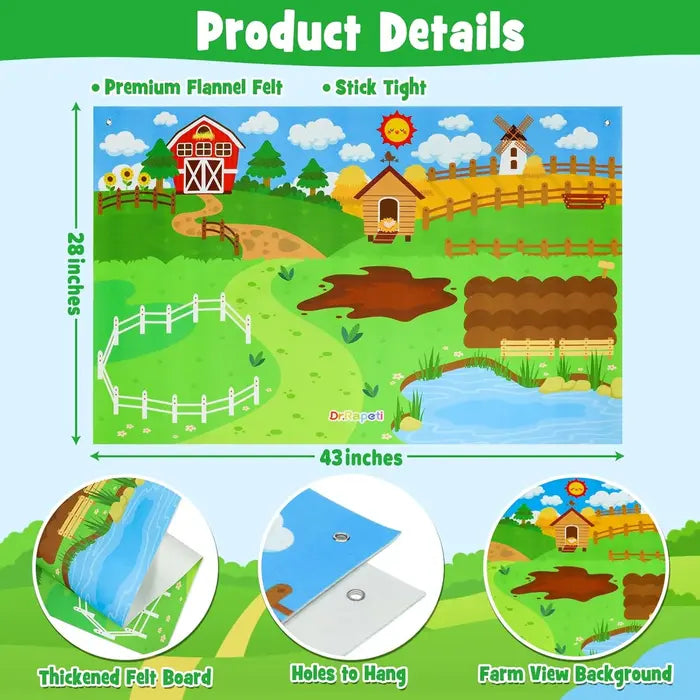 Farm Animals Felt Story Board