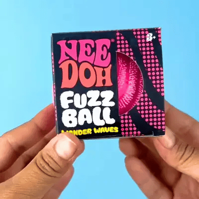 NeeDoh Fuzz Ball – Squeeze It. Pet It. Never Put It Down.