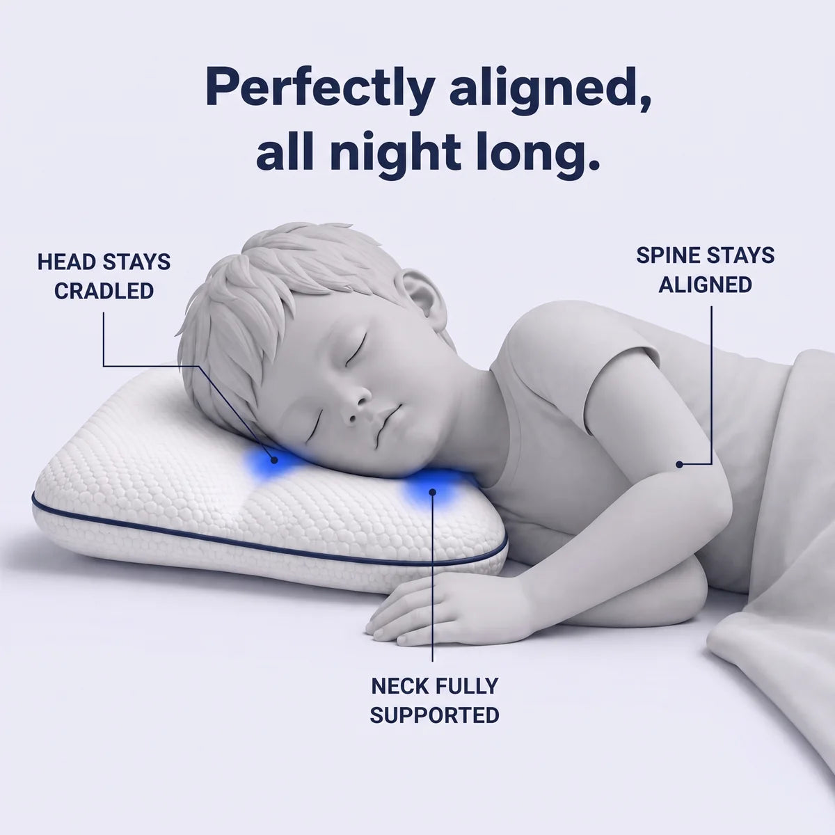 SleepFit™ Kids' Posture Pillow – 4