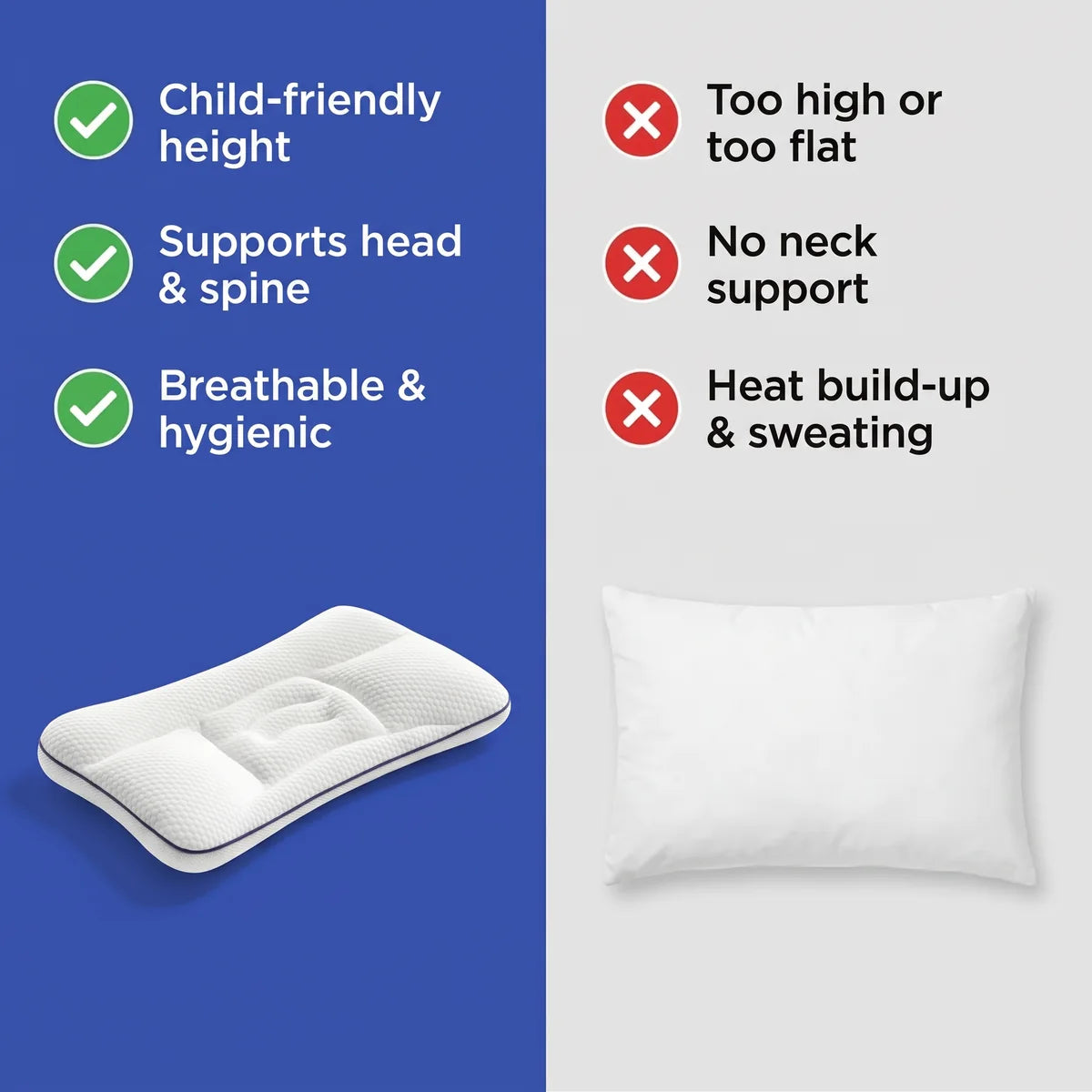 SleepFit™ Kids' Posture Pillow – 8