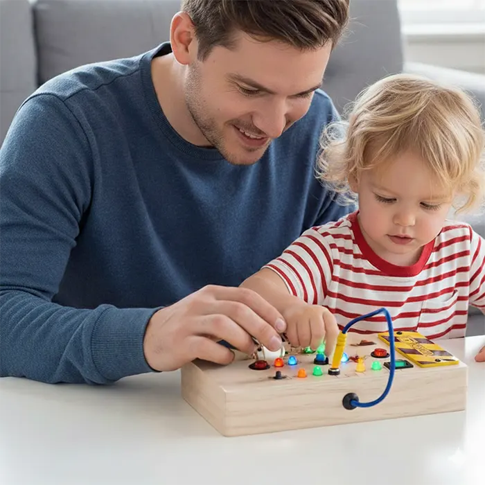 Interruptor de madera Montessori