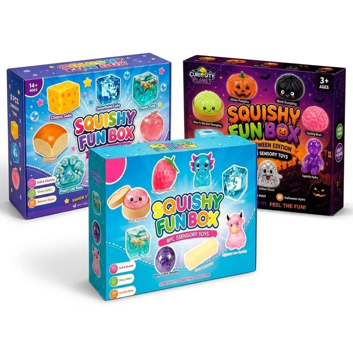 Squishy Fun Box (12 Month Subscription) - FREE Extra Toys